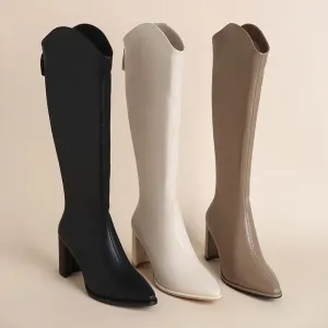 Trendy Knee-High Boots