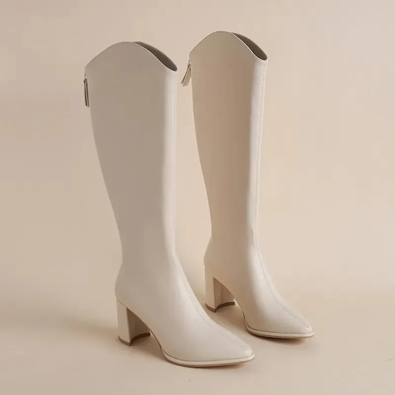 Trendy Knee-High Boots
