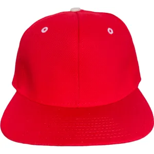True Vintage Fitted Red 5 Panel Hat Cap 7 1/8