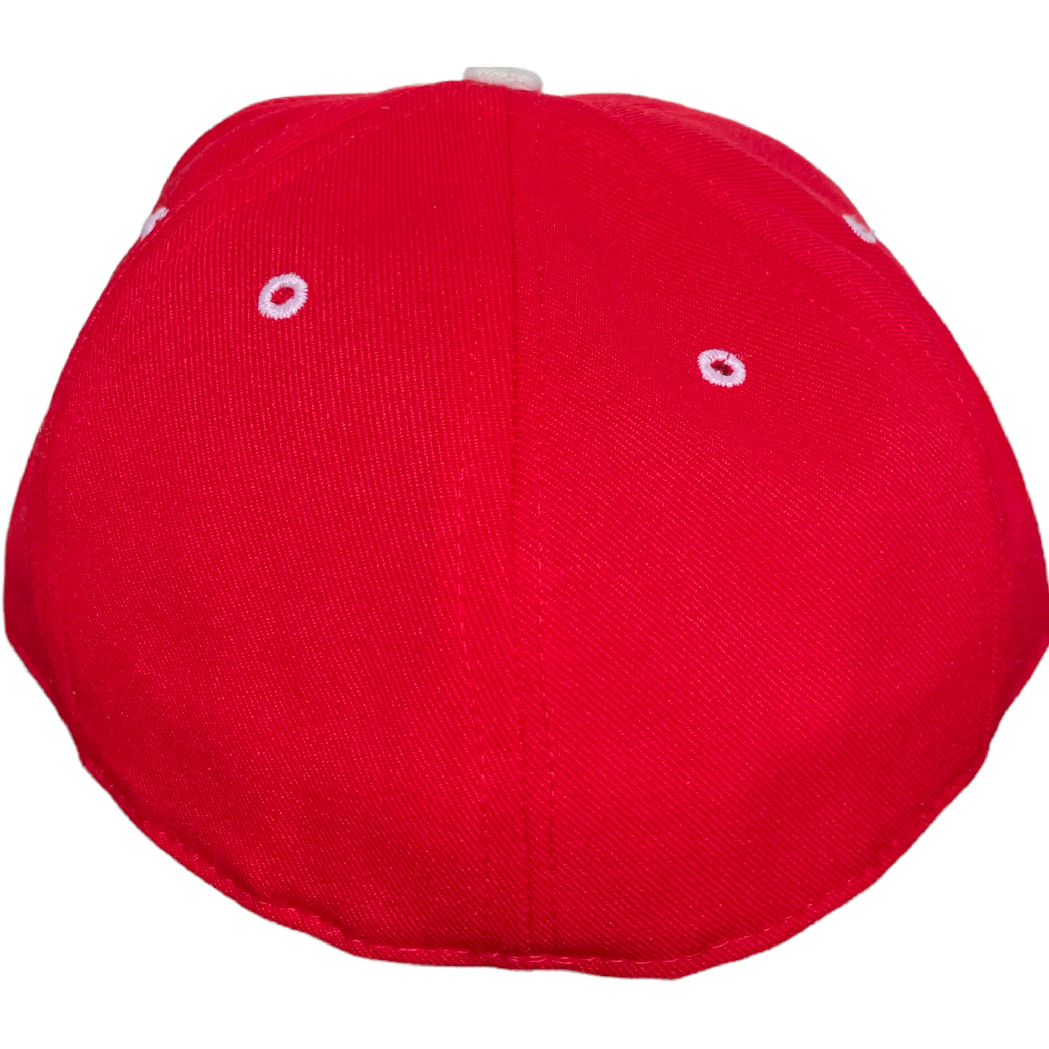 True Vintage Fitted Red 5 Panel Hat Cap 7 1/8