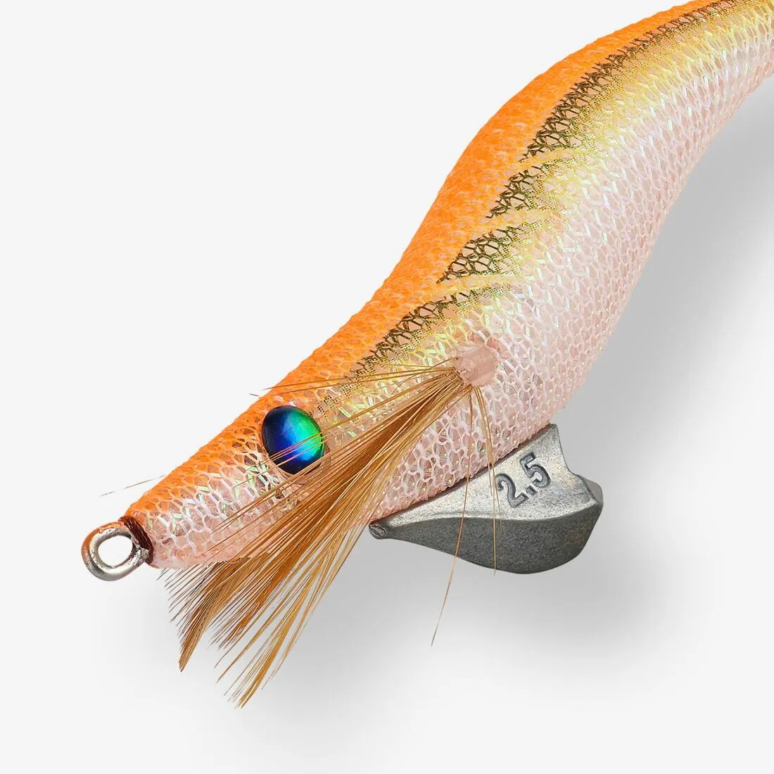 Turlutte coulante shallow ebika 2.5/105 doré chinchard seiches/calamars