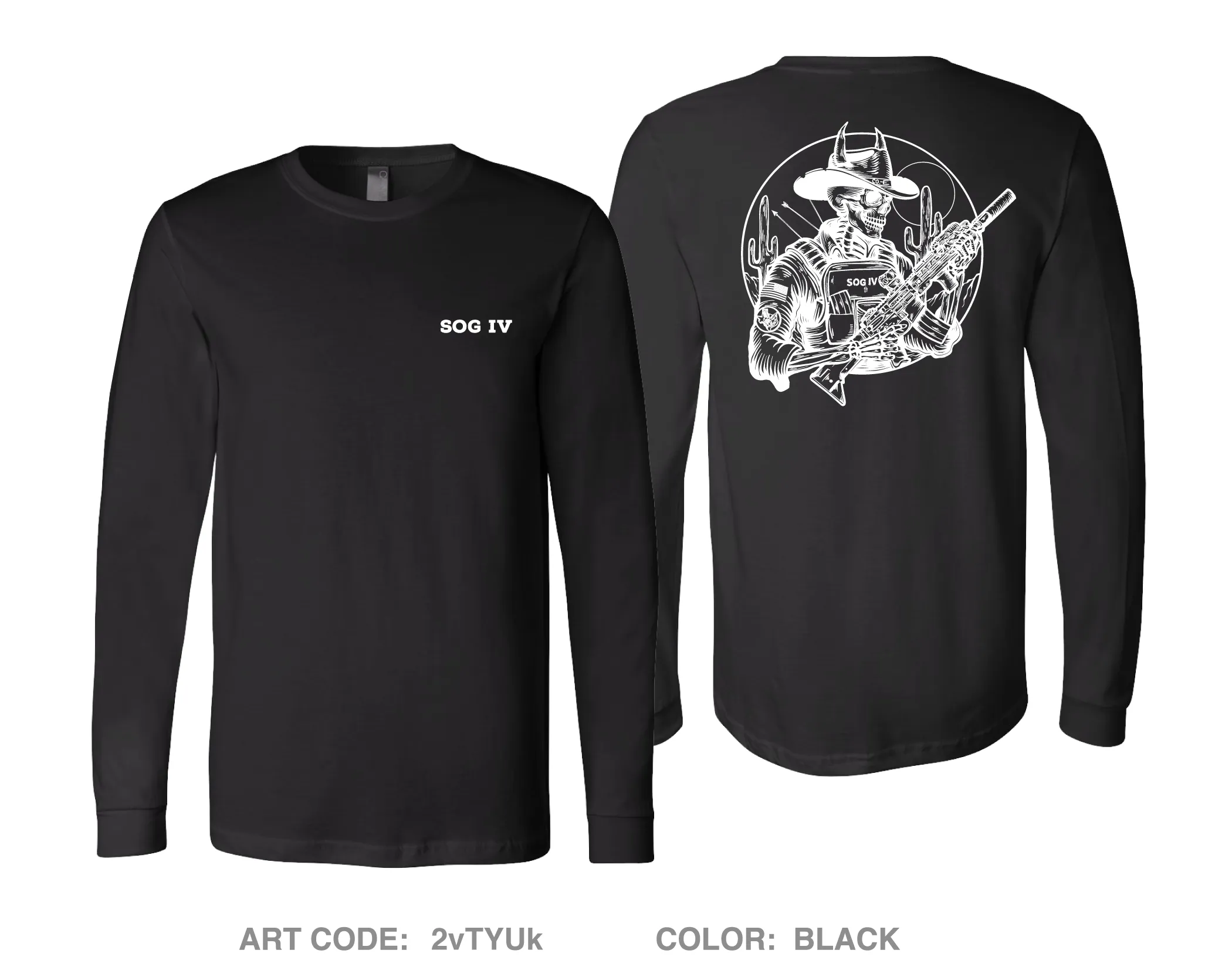 TXDPS SOGIV Comfort Unisex Cotton LS Tee - 2VTYUK