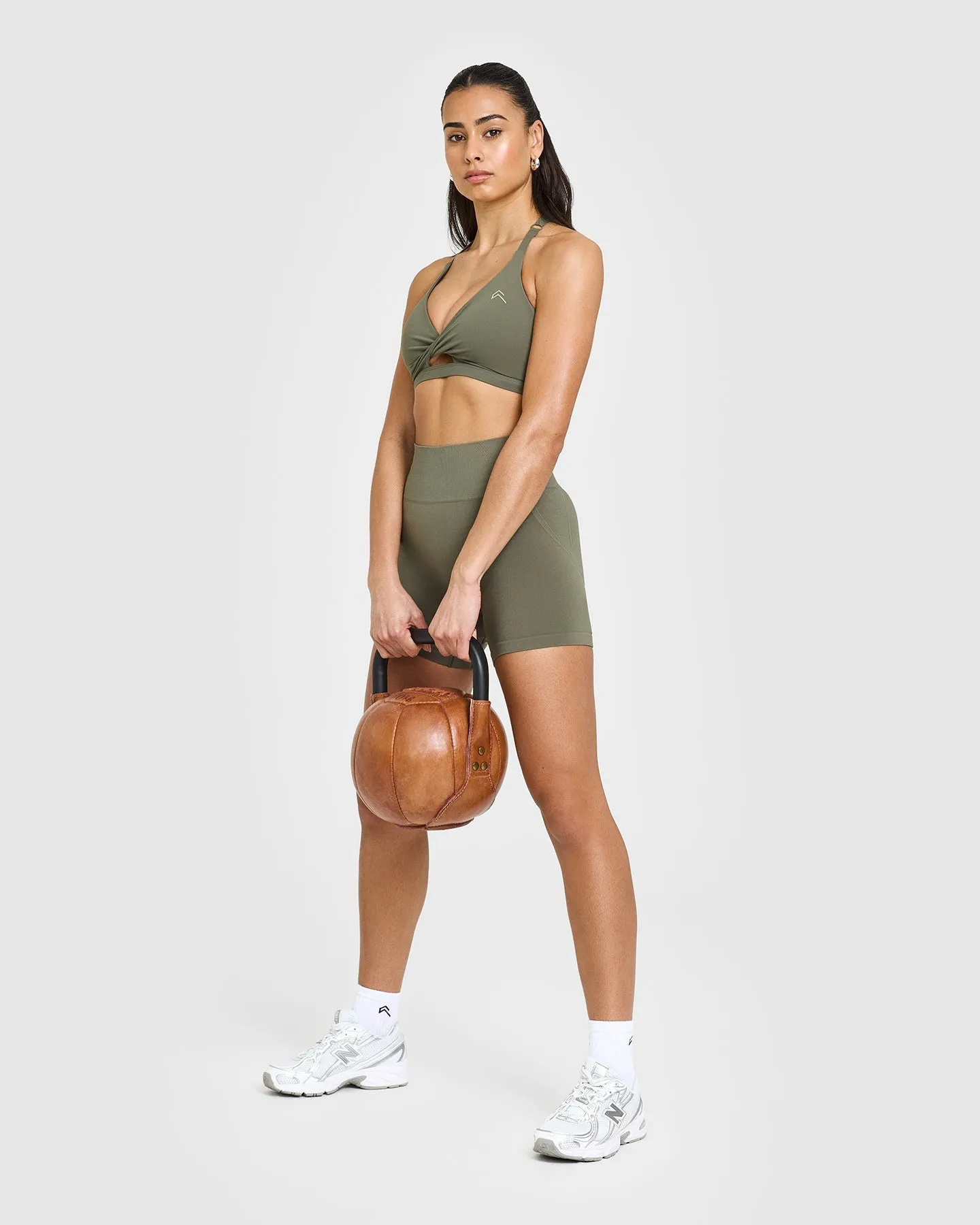Unified Twist Sports Bra | Alpine Green