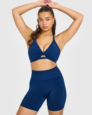 Unified Twist Sports Bra | Midnight