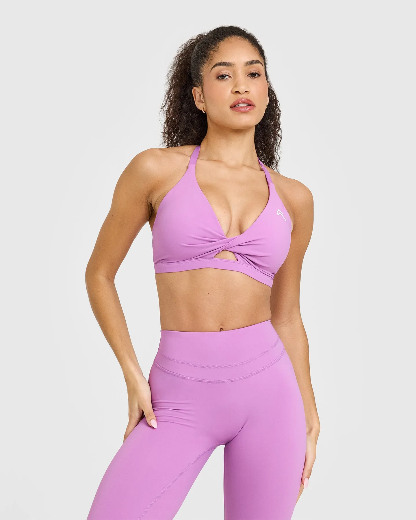 Unified Twist Sports Bra | Orchid Purple