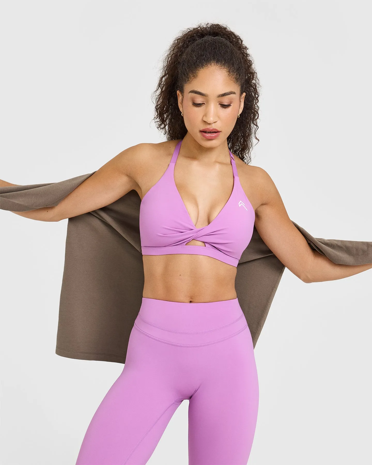 Unified Twist Sports Bra | Orchid Purple