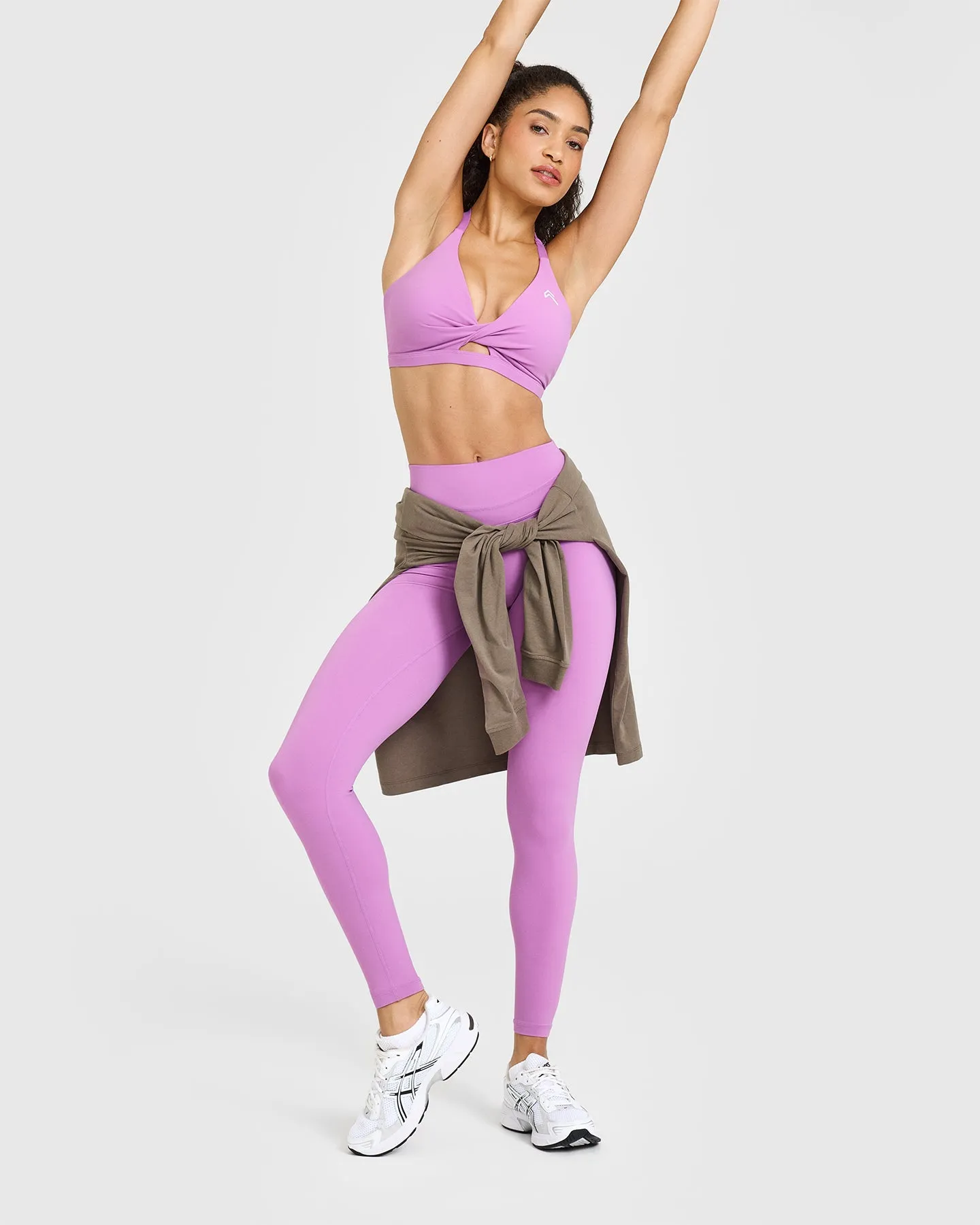Unified Twist Sports Bra | Orchid Purple