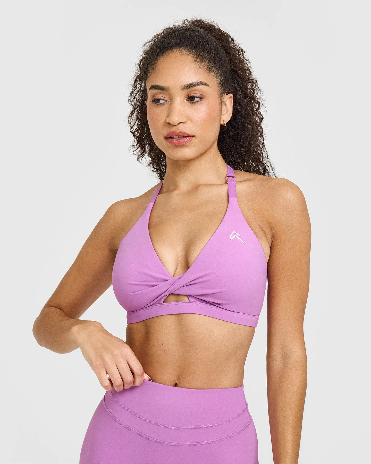 Unified Twist Sports Bra | Orchid Purple