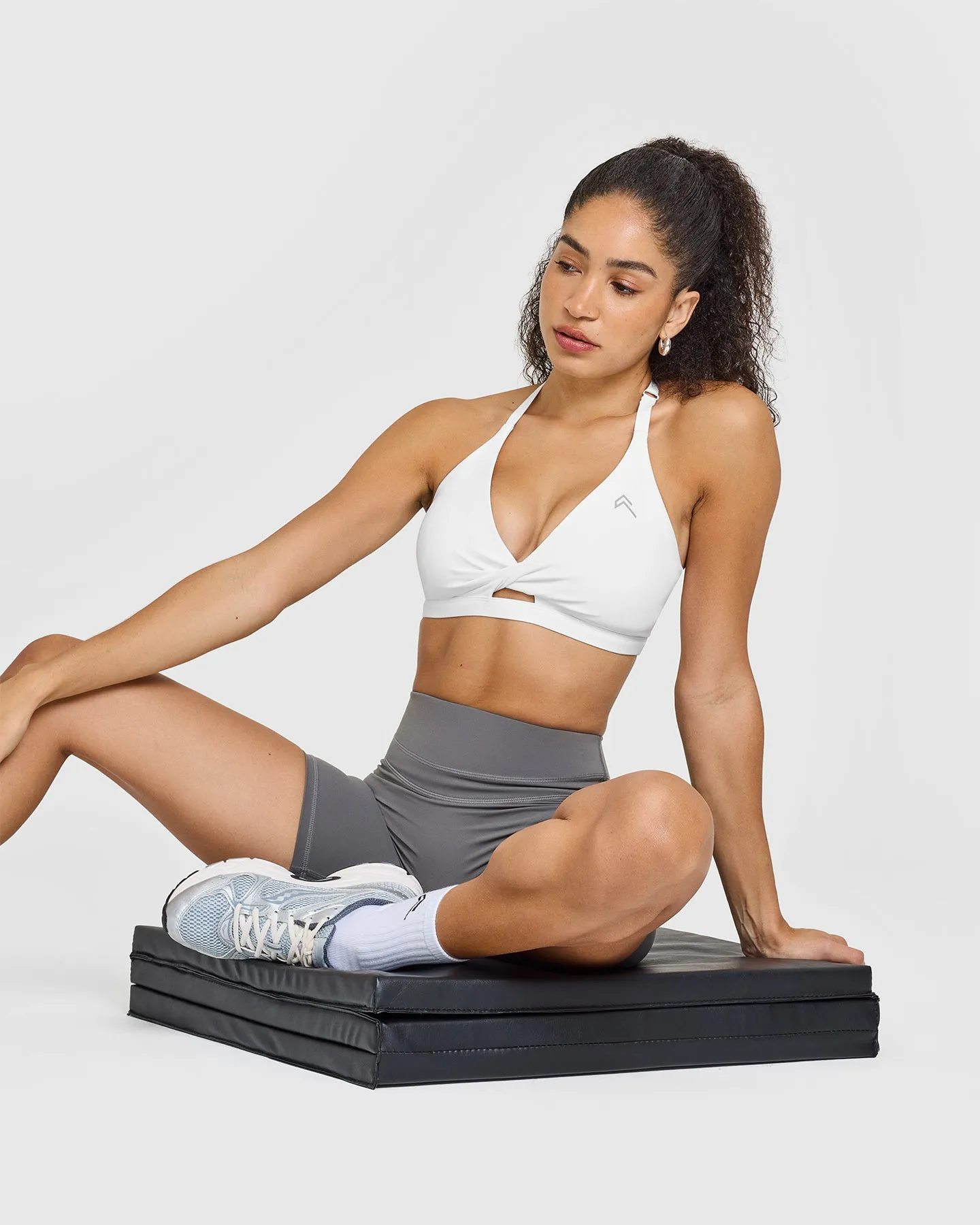 Unified Twist Sports Bra | White