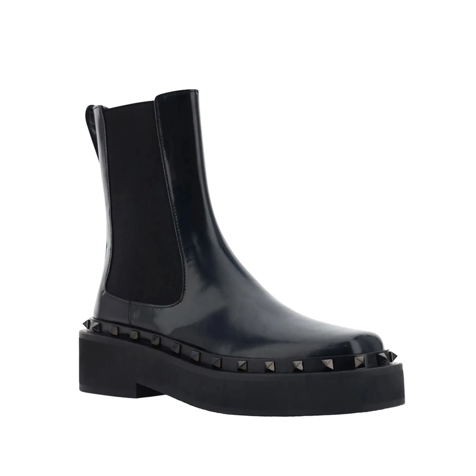VALENTINO GARAVANI Chic Rockstud M-Way Mini Ankle Boots