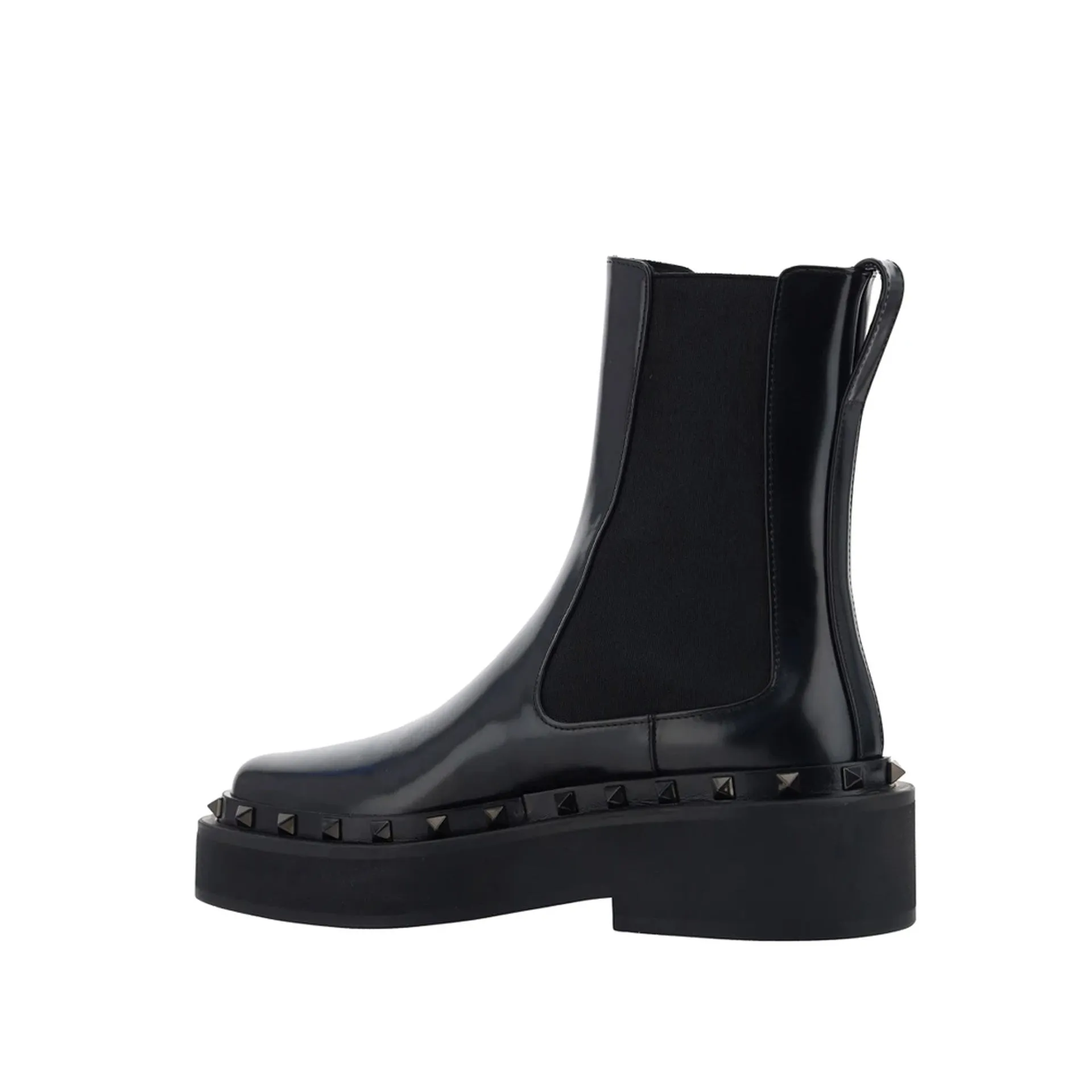 VALENTINO GARAVANI Chic Rockstud M-Way Mini Ankle Boots