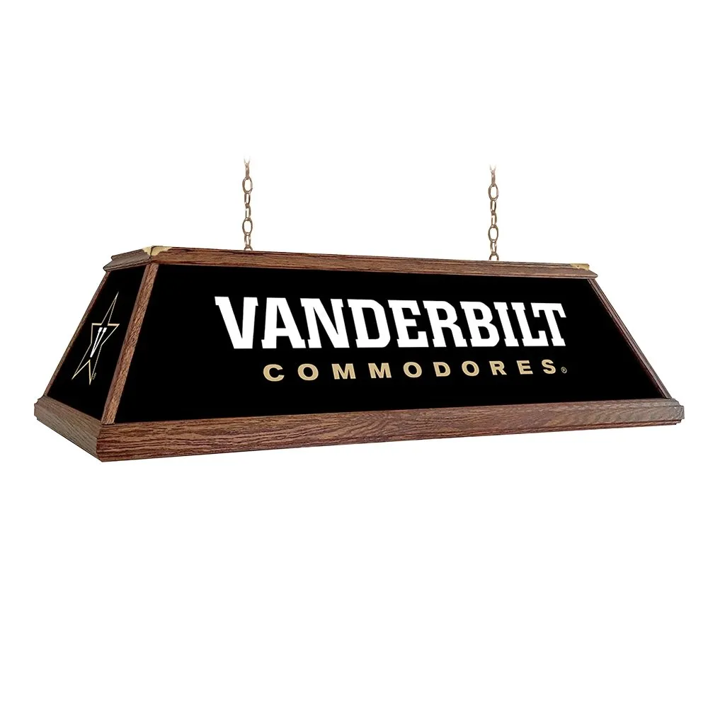 Vanderbilt Commodores: Premium Wood Pool Table Light