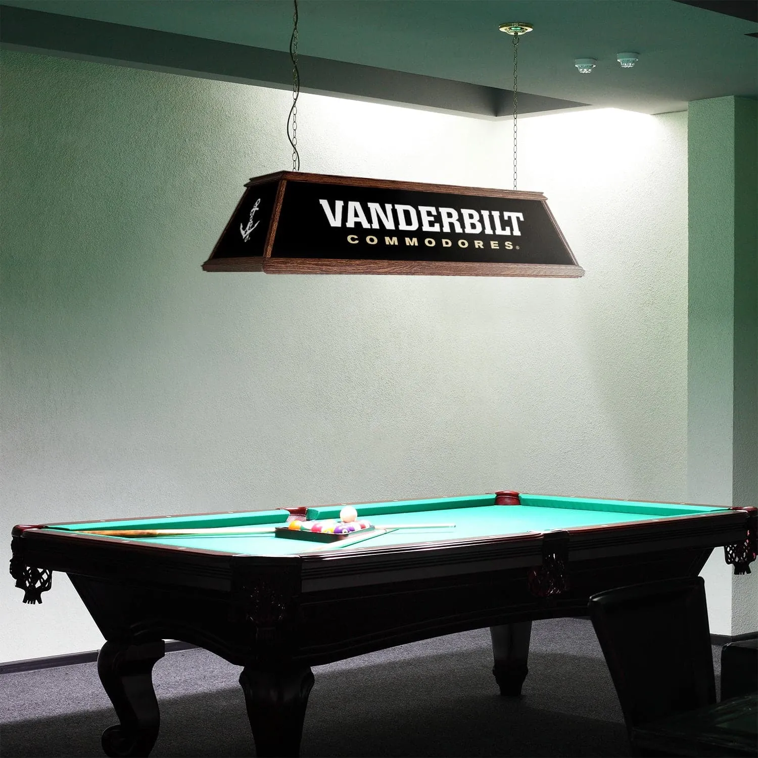 Vanderbilt Commodores: Premium Wood Pool Table Light
