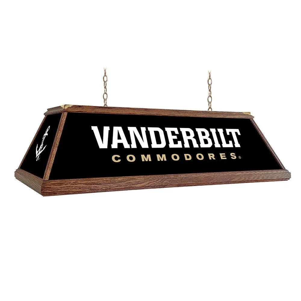 Vanderbilt Commodores: Premium Wood Pool Table Light