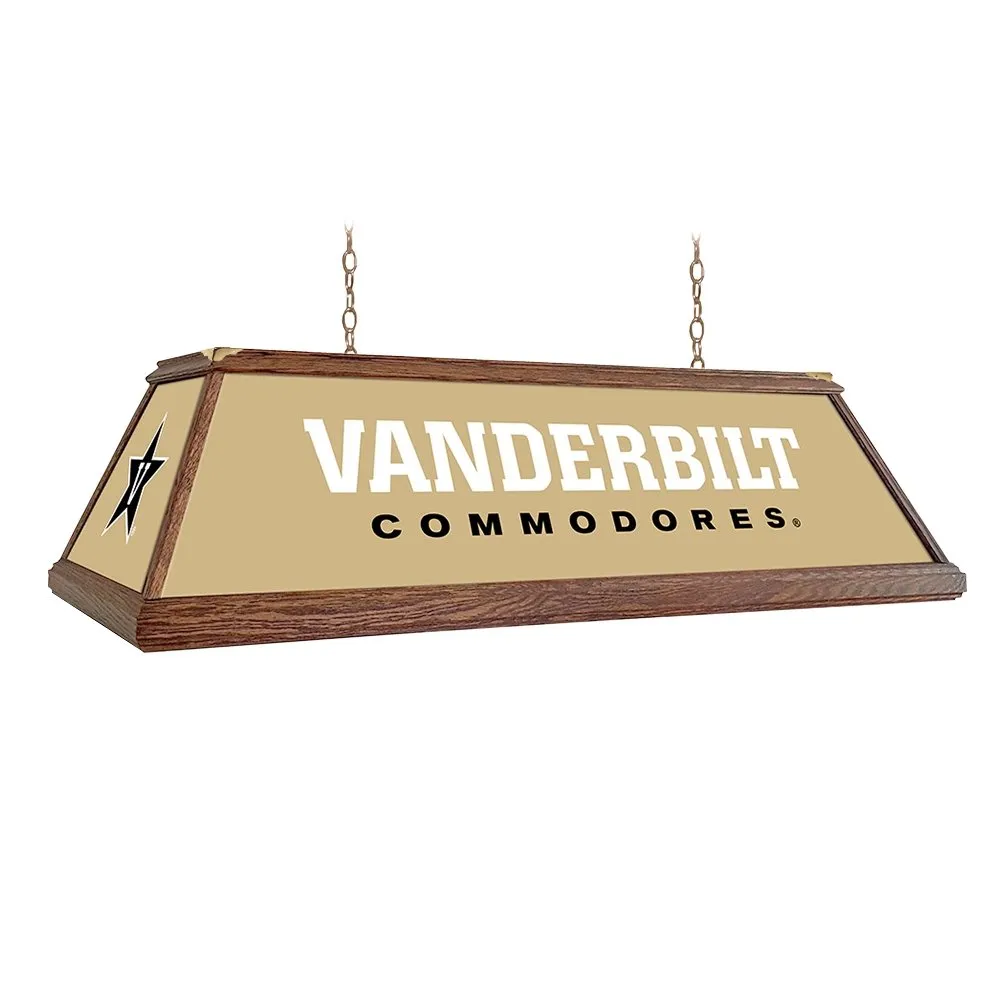 Vanderbilt Commodores: Premium Wood Pool Table Light