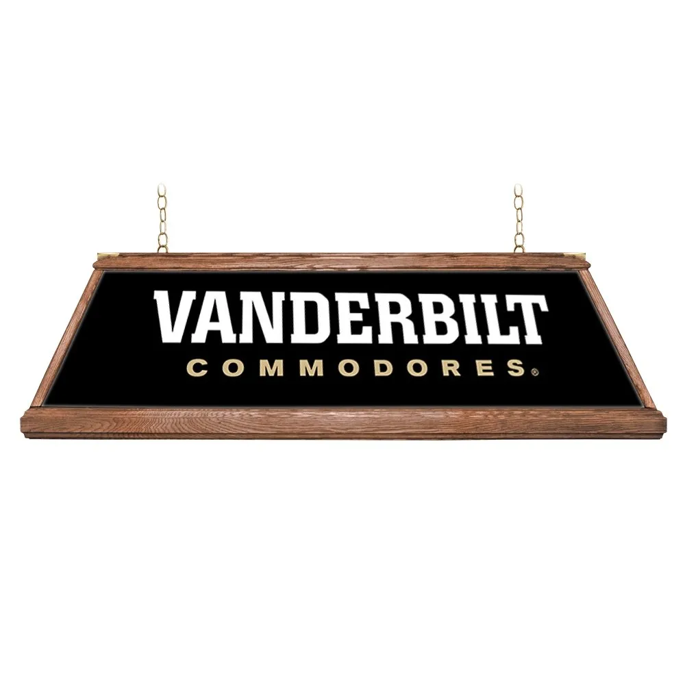 Vanderbilt Commodores: Premium Wood Pool Table Light