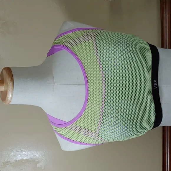 Victoria's Secret Vintage Mesh Racer Back Sports Bra 32C