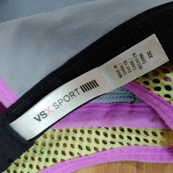 Victoria's Secret Vintage Mesh Racer Back Sports Bra 32C