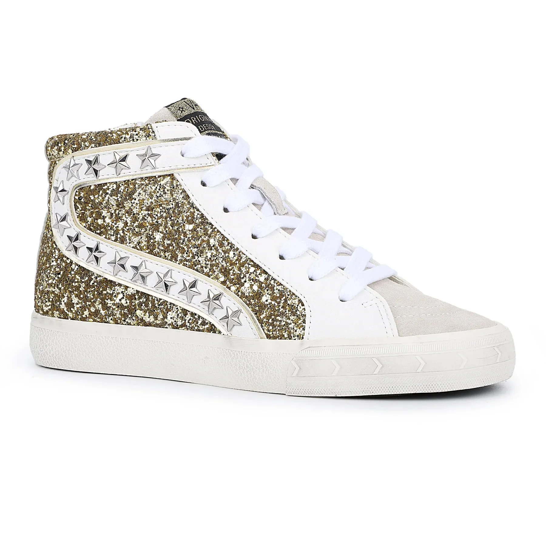 Vintage Havana Mateel Gold High Tops