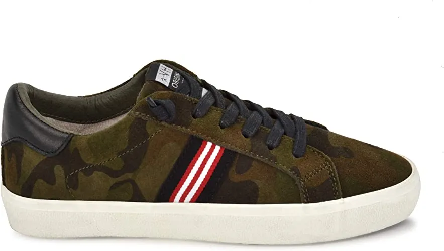 VINTAGE HAVANA Women's Bleeker CAMO with Stripe Fashion Sneaker 10 M Army Camo