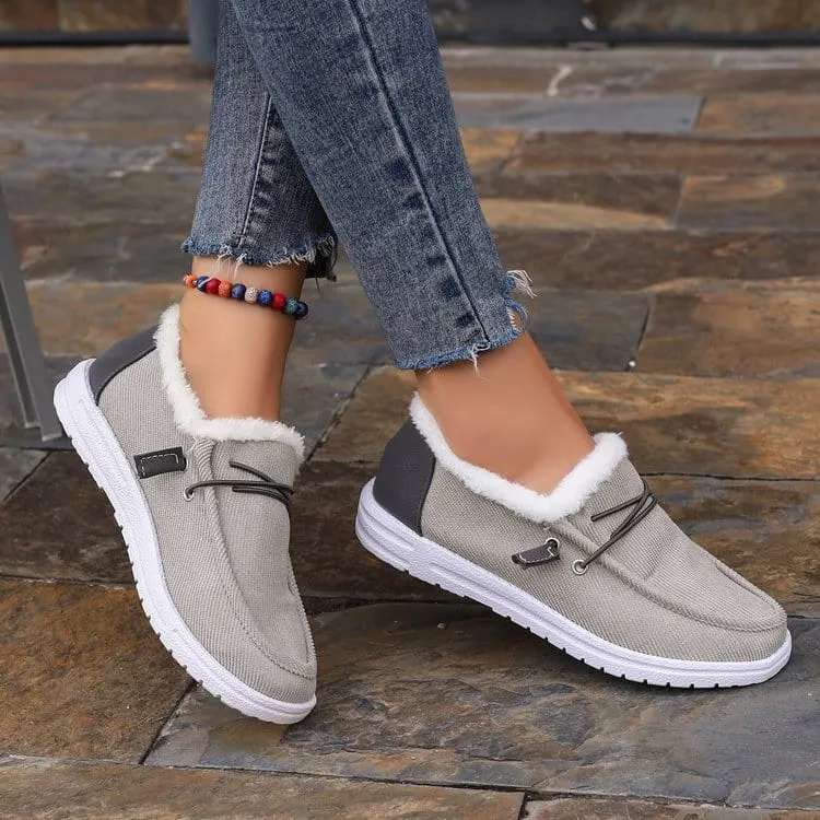 Warm Fleece Slip On Loafer Clearance