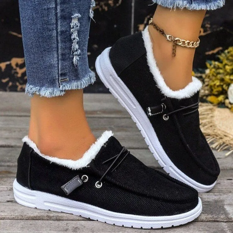 Warm Fleece Slip On Loafer Clearance