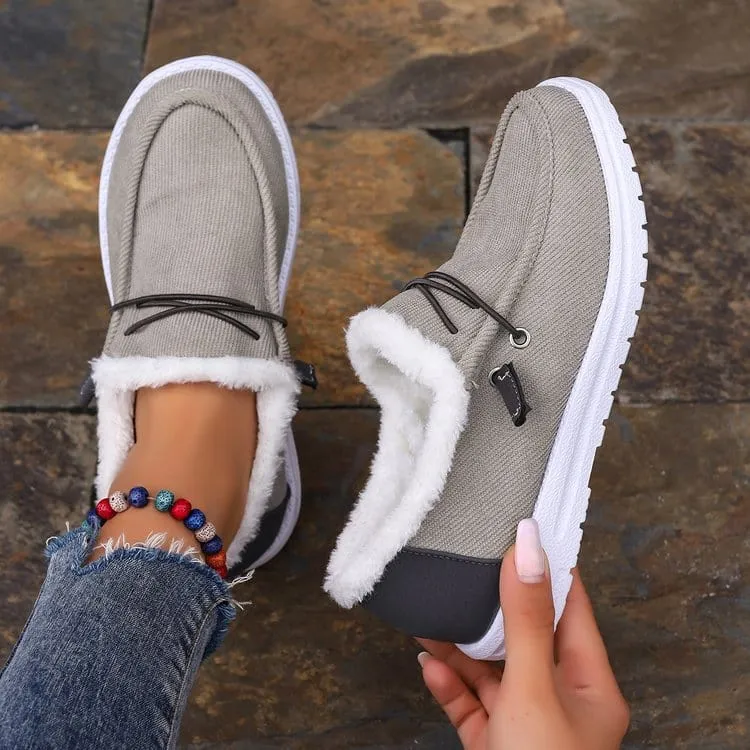 Warm Fleece Slip On Loafer Clearance