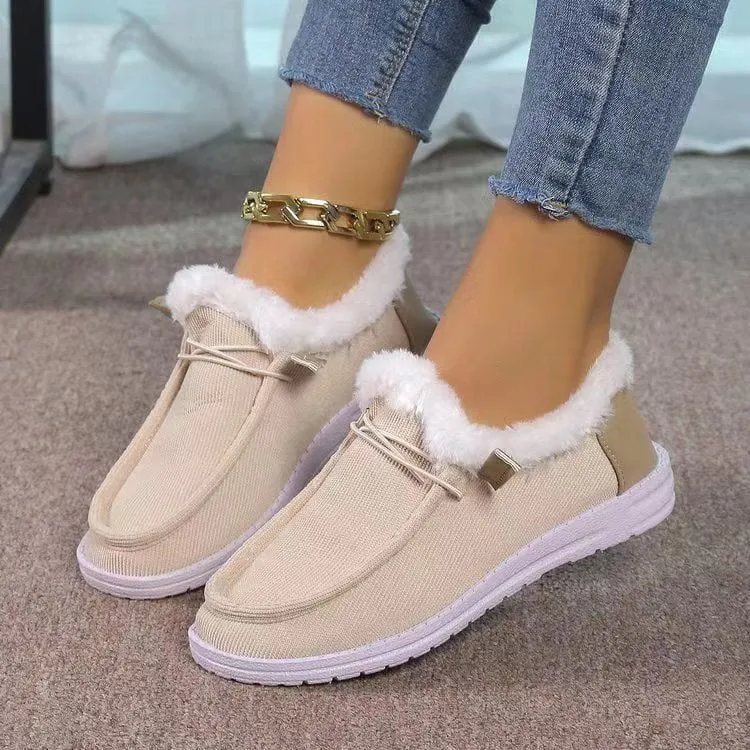 Warm Fleece Slip On Loafer Clearance