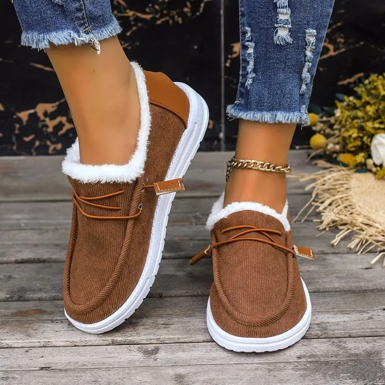 Warm Fleece Slip On Loafer Clearance