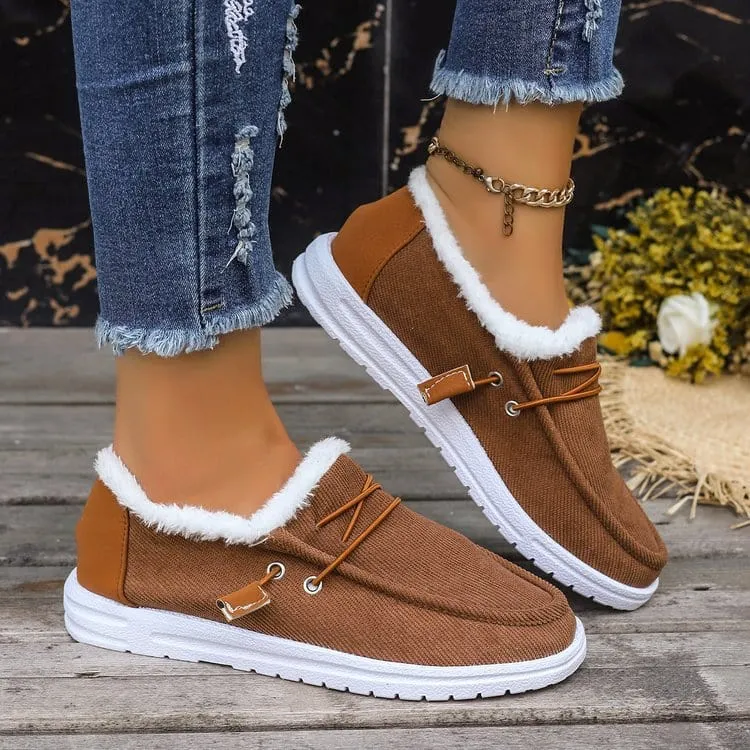 Warm Fleece Slip On Loafer Clearance