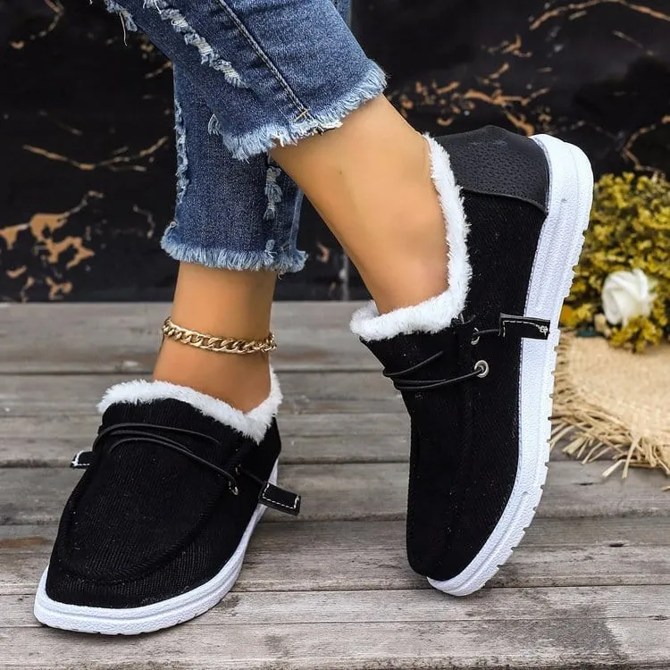Warm Fleece Slip On Loafer Clearance