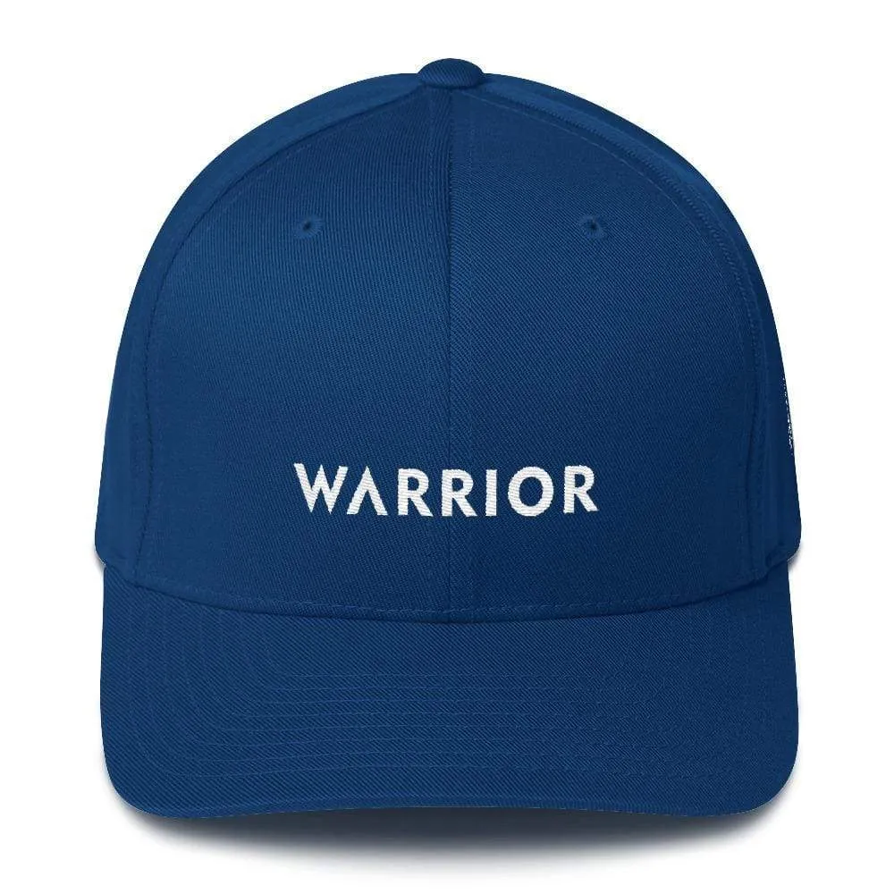 Warrior & White Ribbon Flexfit Fitted Fitted Hat