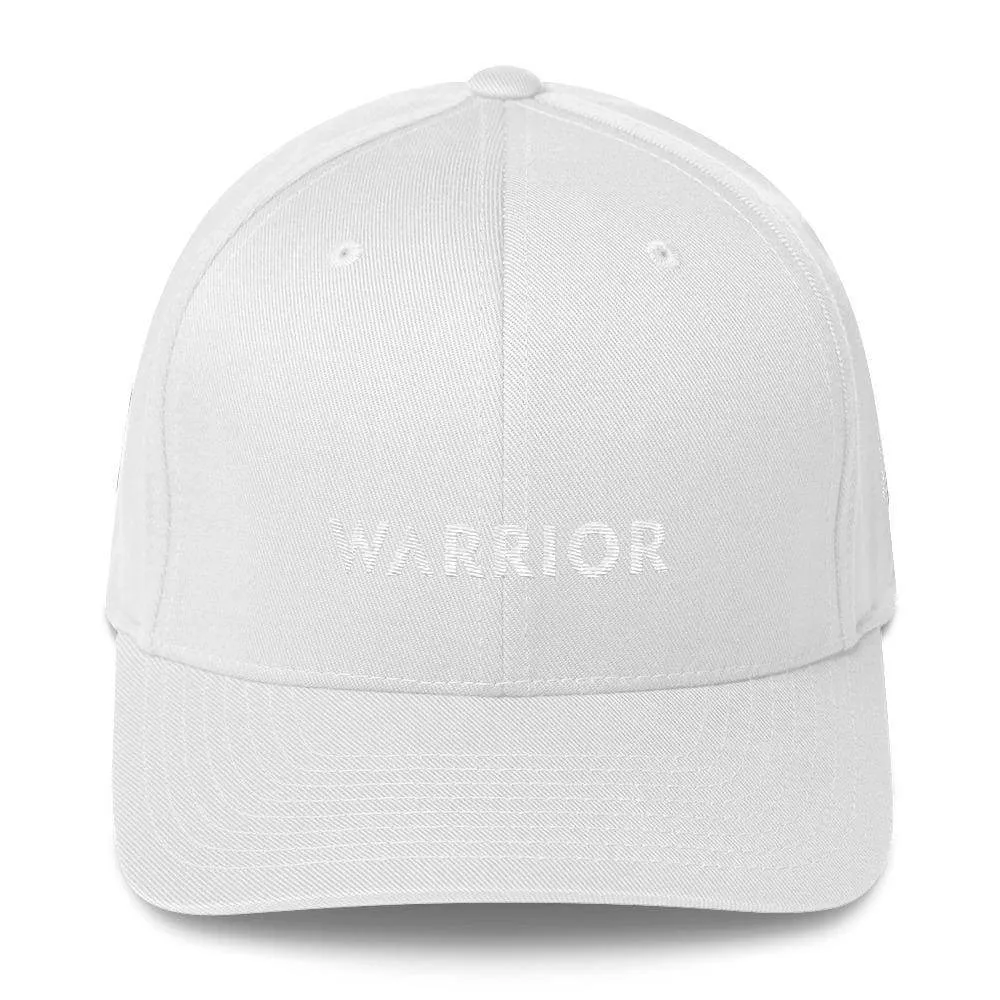 Warrior & White Ribbon Flexfit Fitted Fitted Hat
