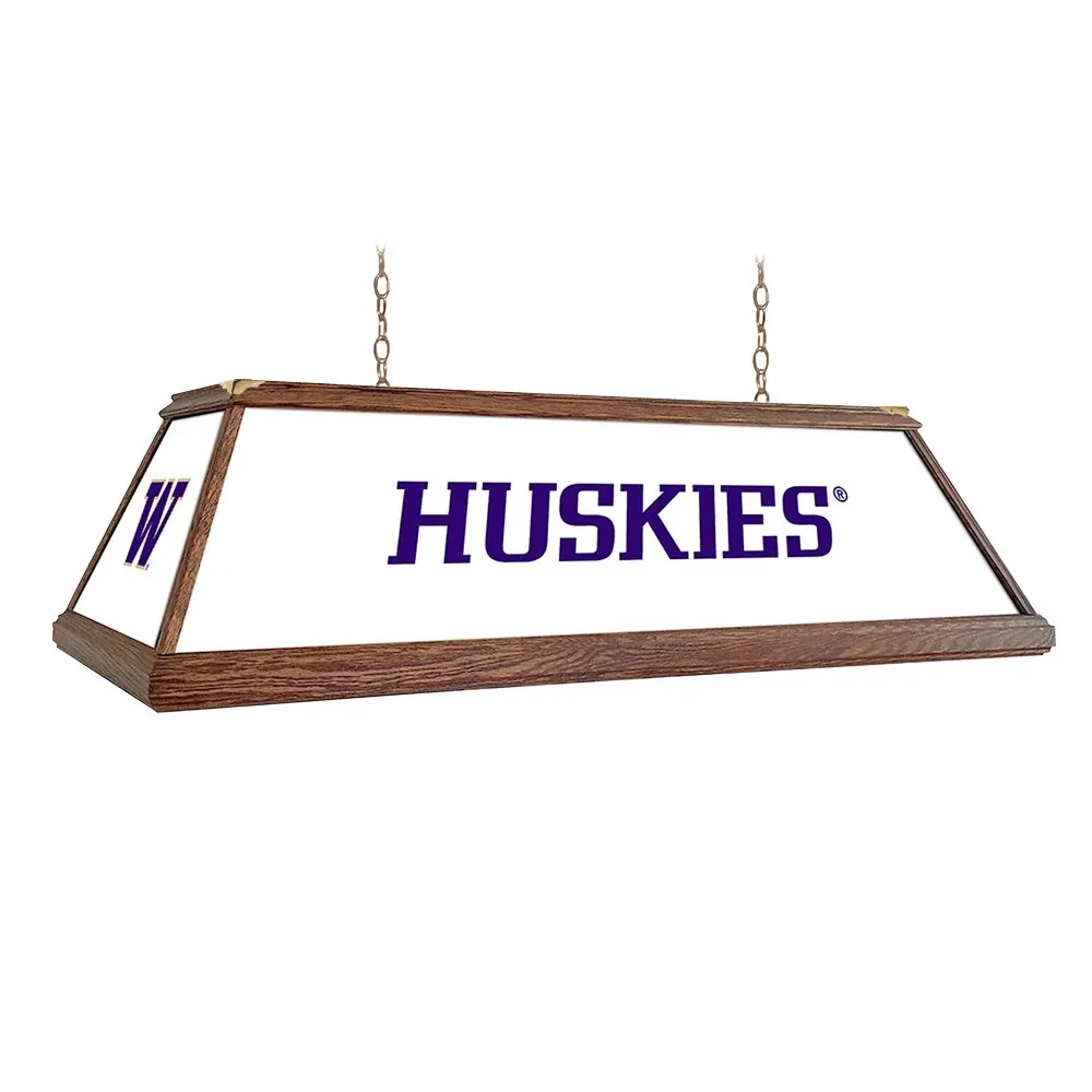 Washington Huskies: Huskies - Premium Wood Pool Table Light