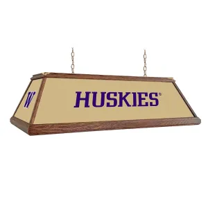 Washington Huskies: Huskies - Premium Wood Pool Table Light