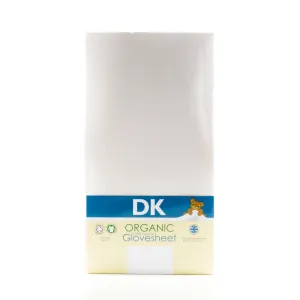 White DK Organic Glovesheet Large Travel Cot (105X75cm)
