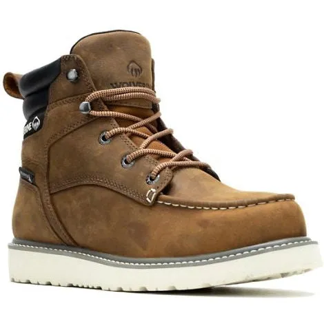 Wolverine Men's Trade Wedge 6" Steel Toe Waterproof Work Boot - Brown - W230042