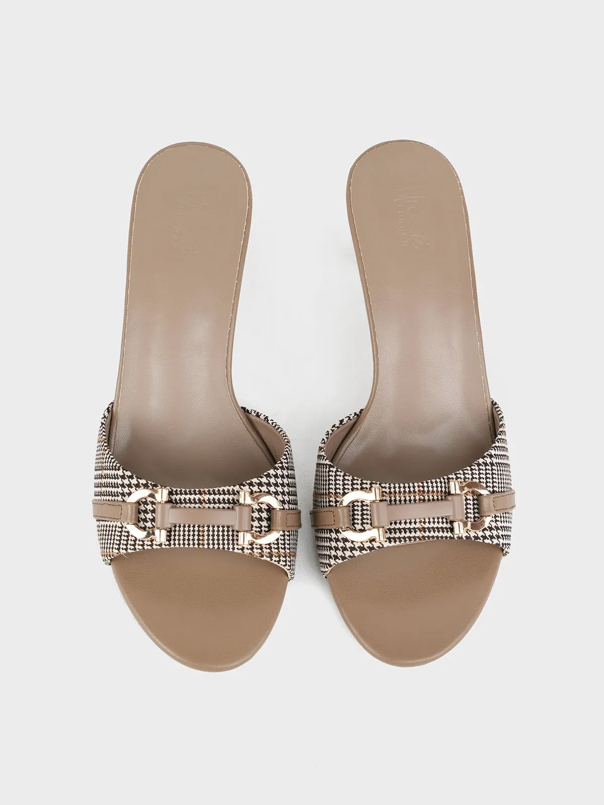 Women "FELISA" Spool Heels Sandals