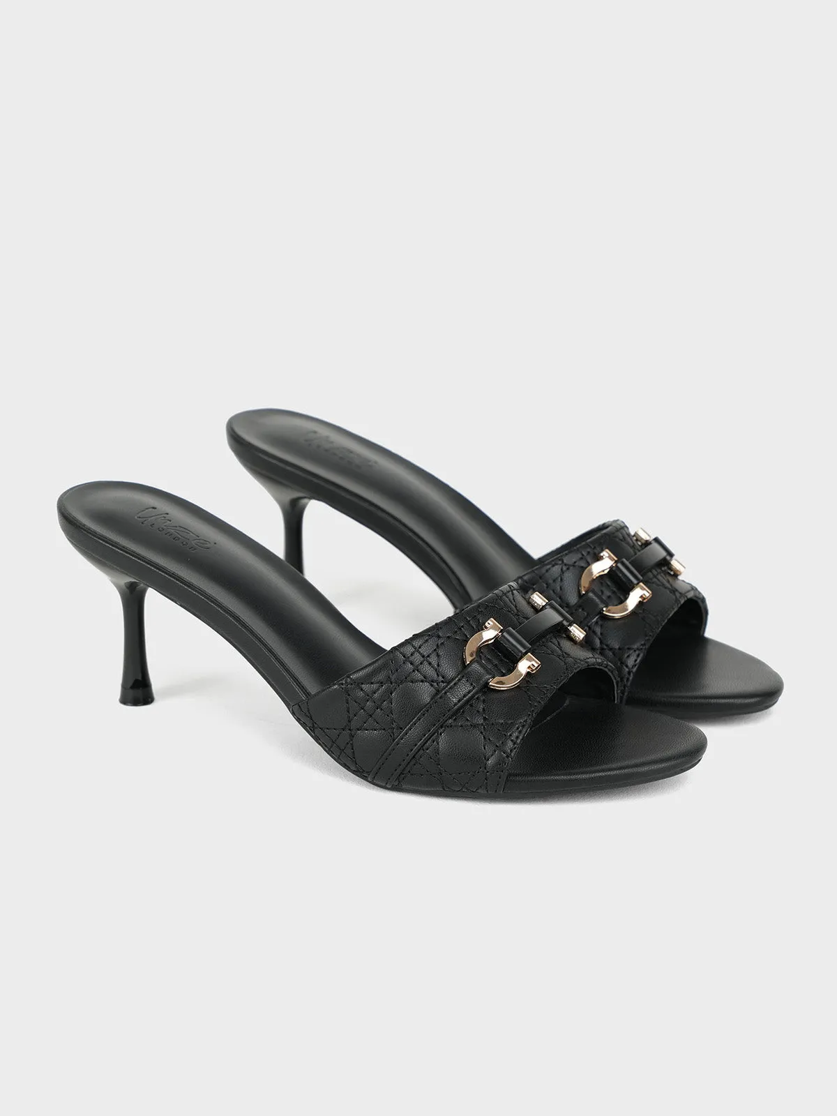 Women "FELISA" Spool Heels Sandals