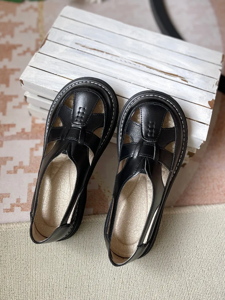 Women Summer Comfortable Trendy Roman Style Hollow Sandals