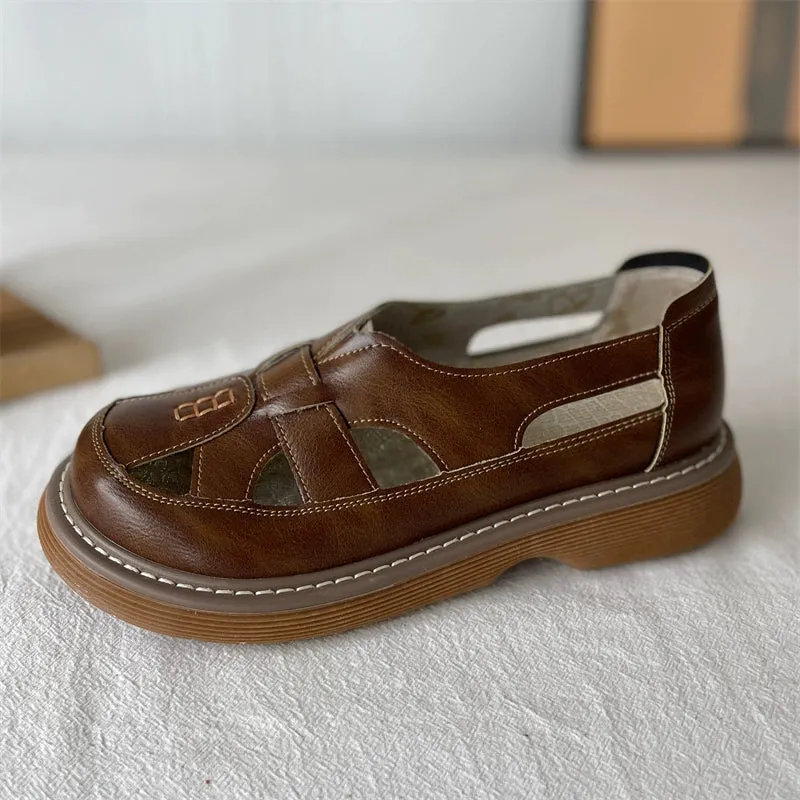 Women Summer Comfortable Trendy Roman Style Hollow Sandals