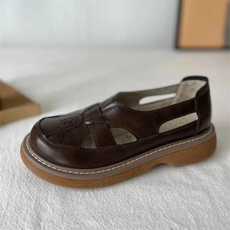 Women Summer Comfortable Trendy Roman Style Hollow Sandals