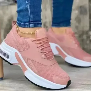 Women Tennis Shoes for Outdoor Sneakers Lace Up Wedge Platform Ladies Air Cushion Gym Sport Shoes Women Trainers