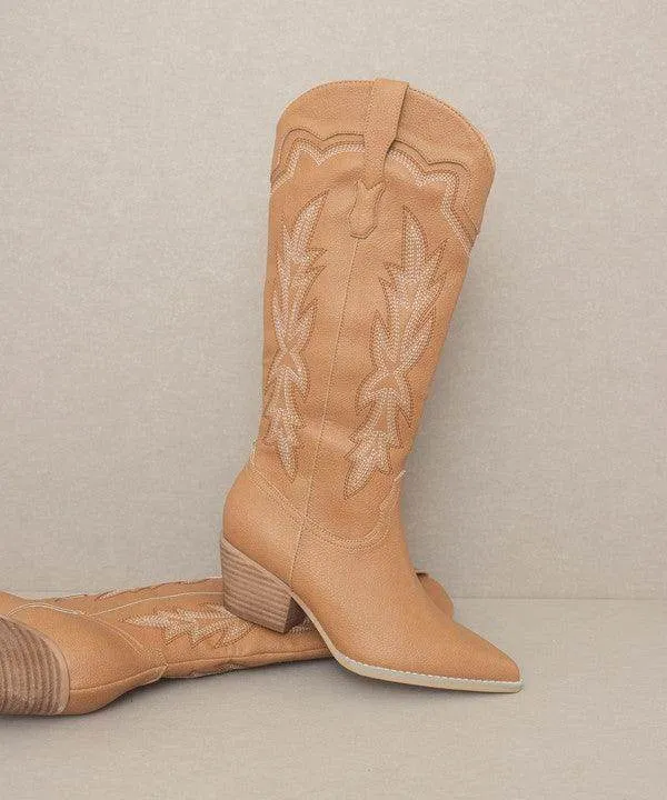 Womens Ainsley - Embroidered Cowboy Boots