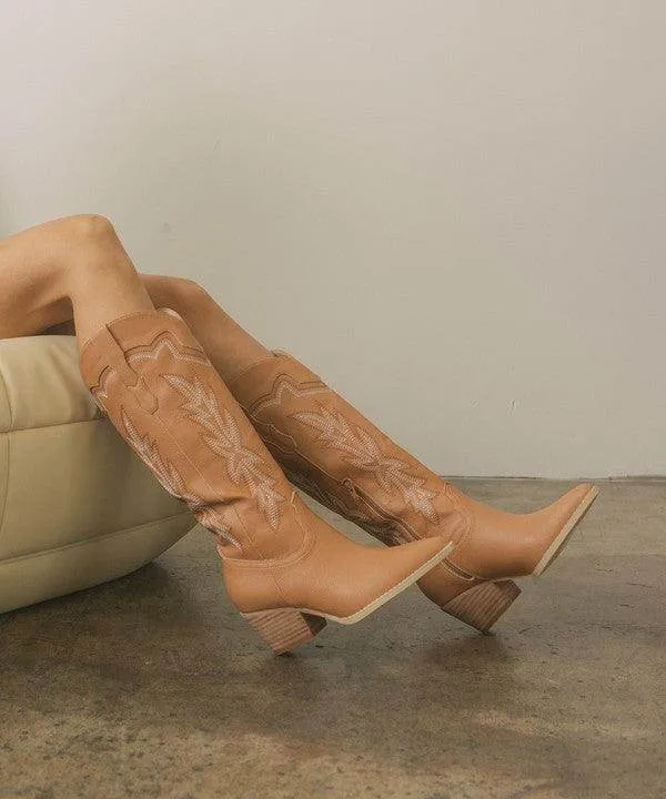 Womens Ainsley - Embroidered Cowboy Boots
