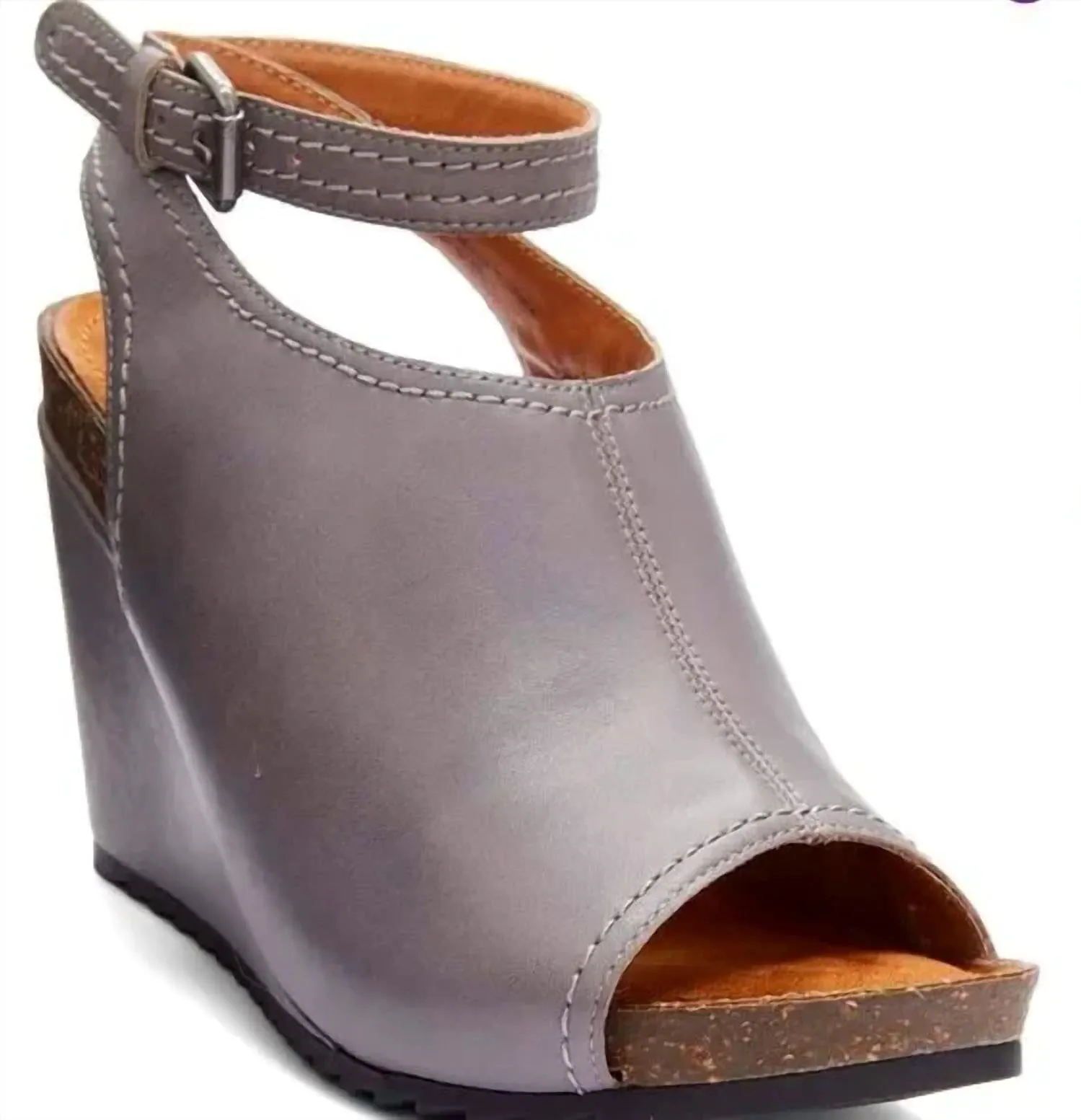 Women's Crystal Wedge Sandals In Dark Brown