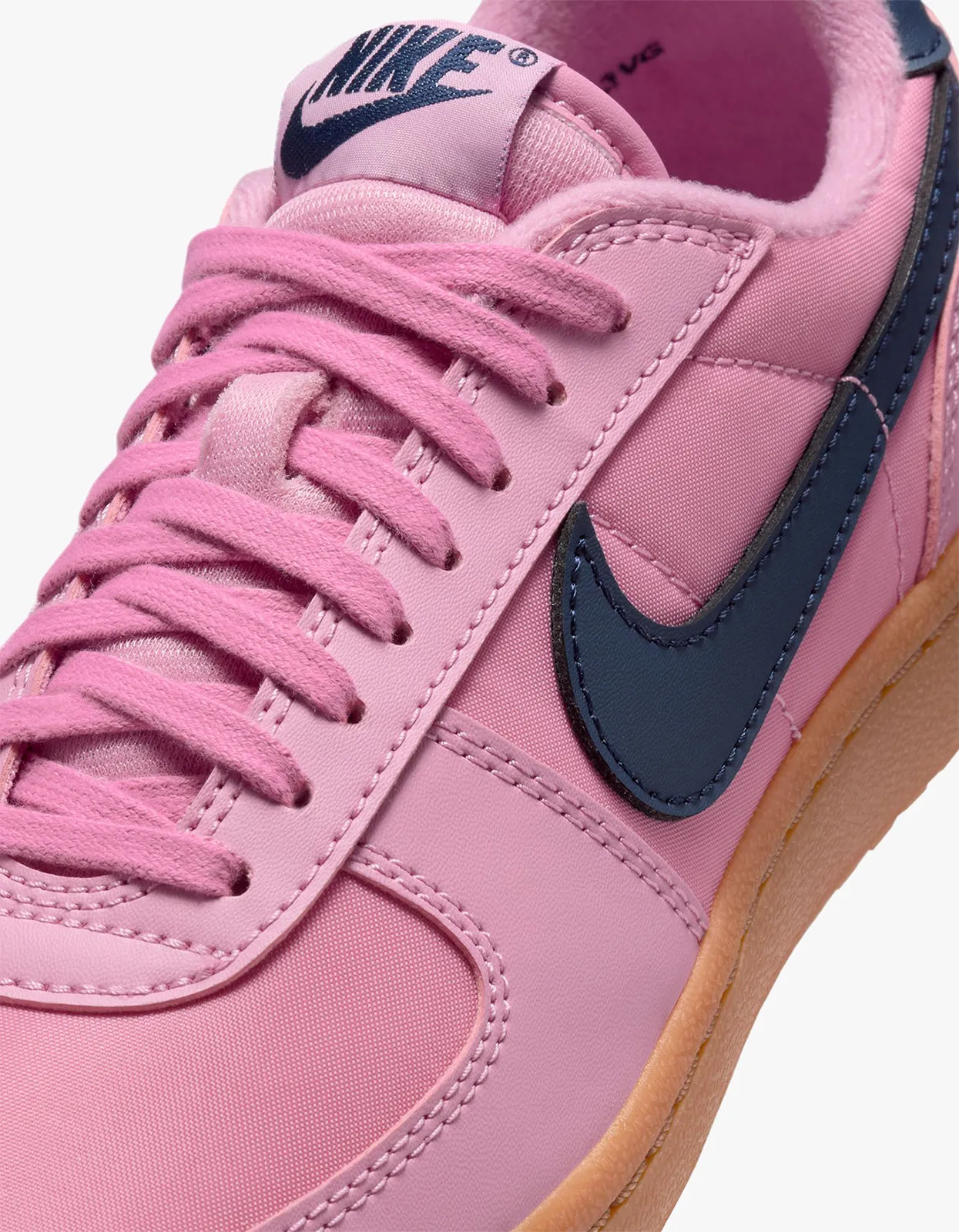 Womens Nike Field General Sneakers - Elemental Pink/Obsidian-Gum Med Brown