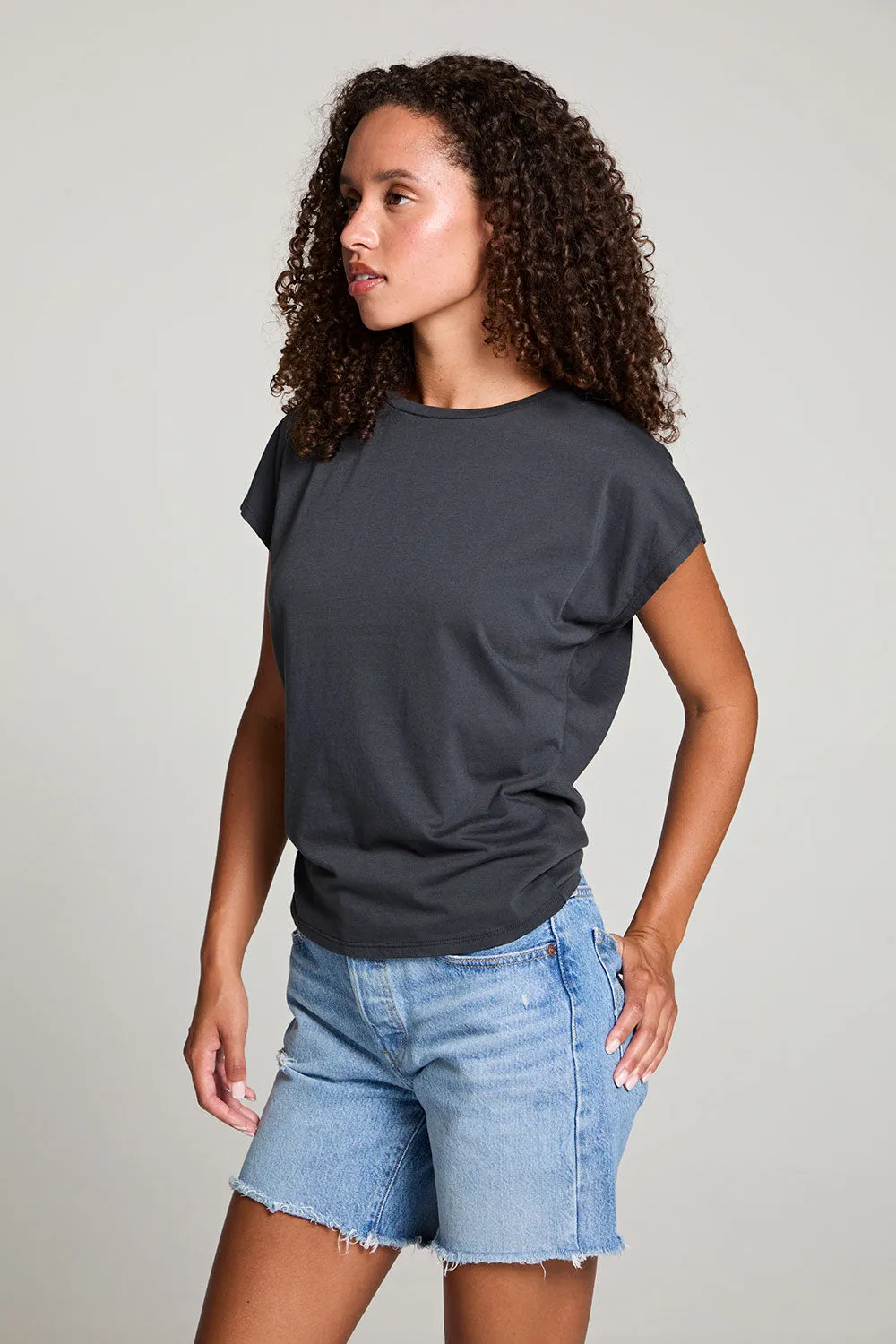 Wylie Licorice Black Tee