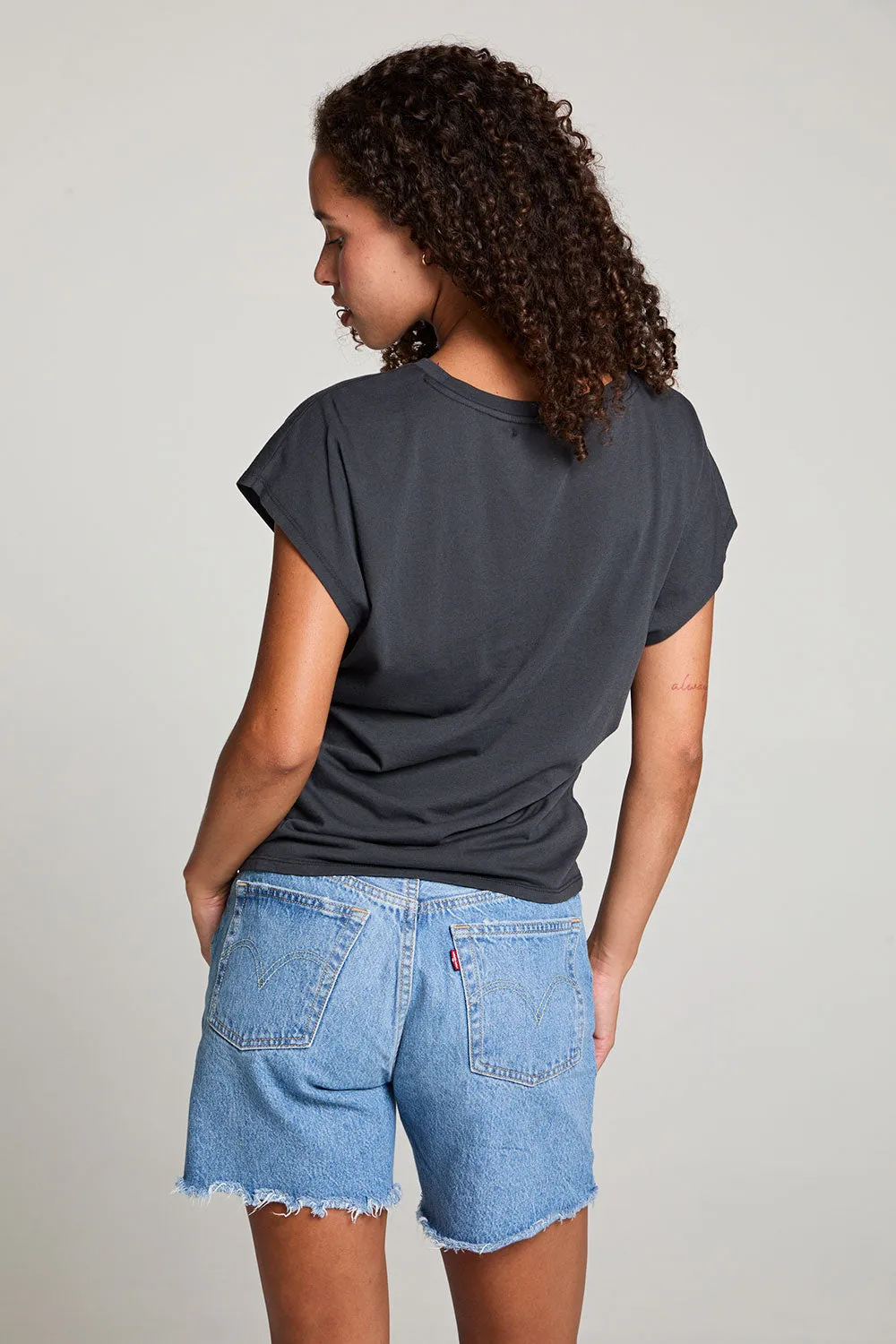 Wylie Licorice Black Tee
