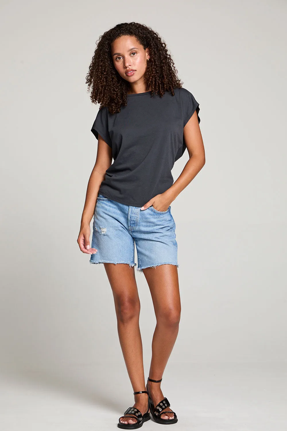 Wylie Licorice Black Tee